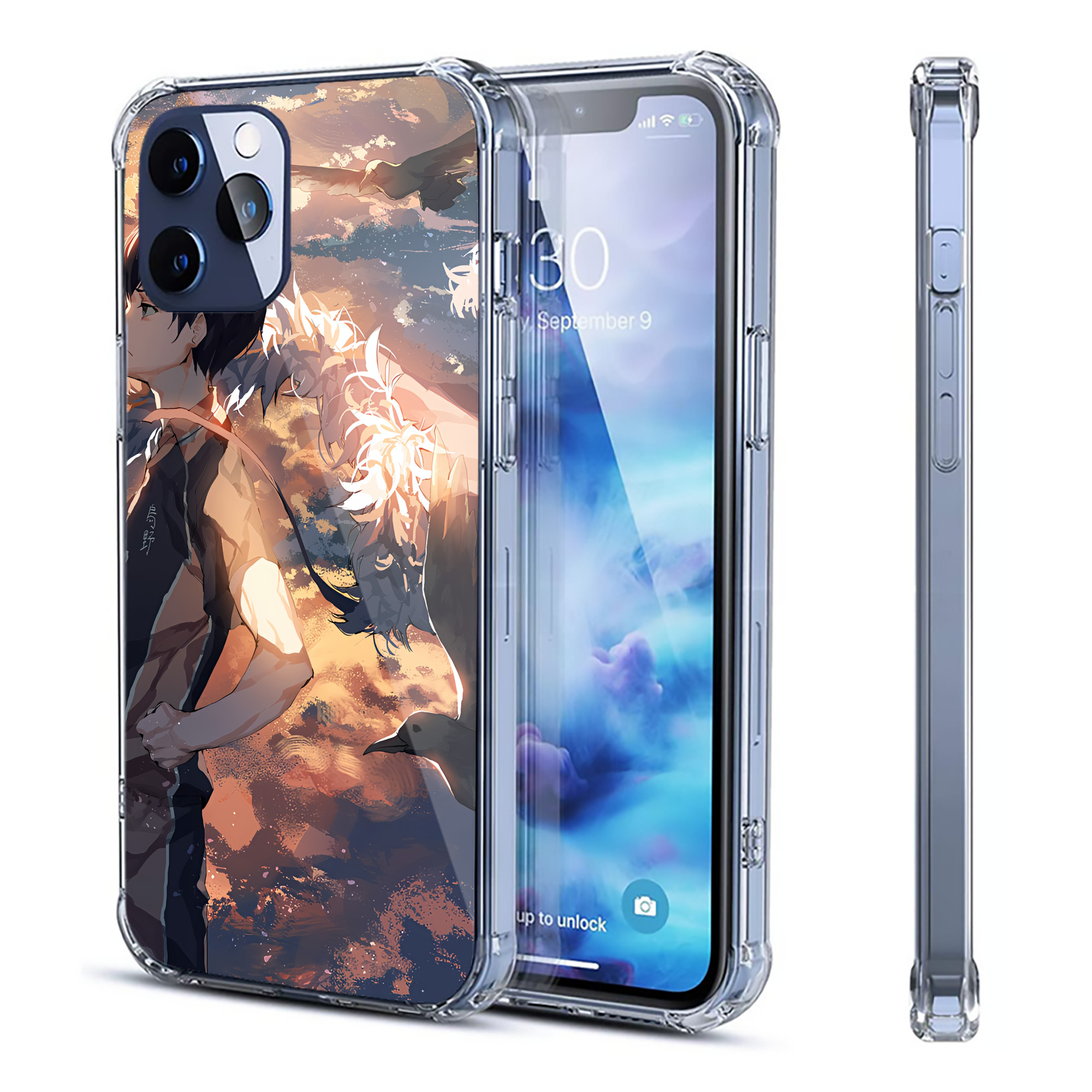 （画像用） ハイキュー!! Haikyu!! 【iPhone 12シリーズ対応】透明スマホケース（クリアソフトケース）